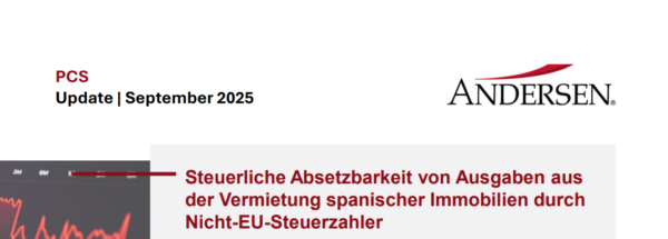 Steuerliche Absetzbarkeit von Ausgaben aus der Vermietung spanischer Immobilien durch Nicht-EU-Steuerzahler