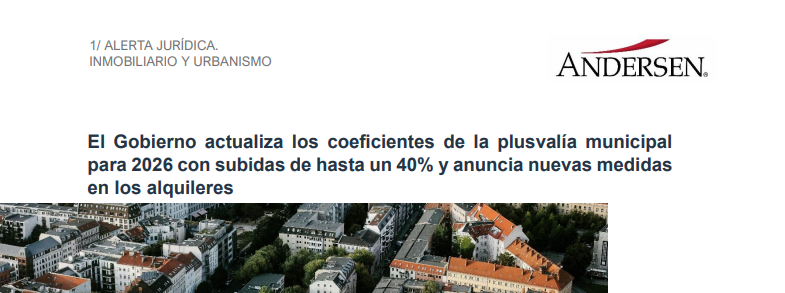 El Gobierno actualiza los coeficientes de la plusvalía municipal para 2026 con subidas de hasta un 40% y anuncia nuevas medidas en los alquileres