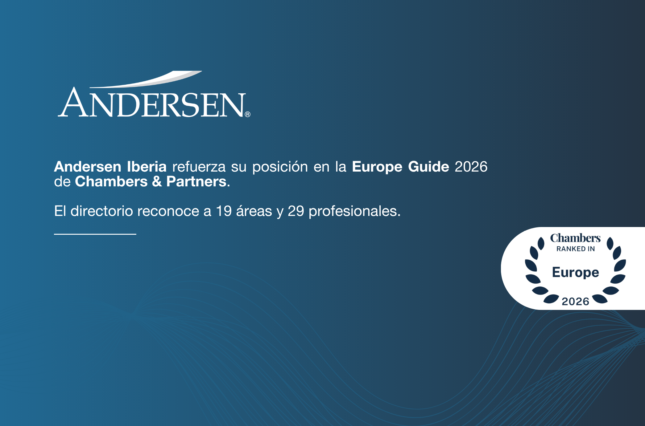 Andersen refuerza su presencia en Chambers